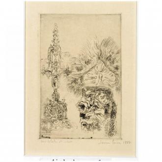 Kroonkandelaar en vaas - 1888
