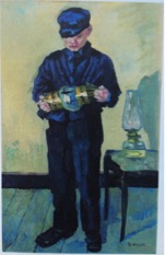  James Ensor, Le Lampiste, 1910, olie op doek, 99x58,5 cm