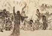 Christus bij de bedelaars - 1895