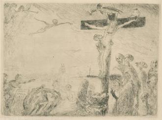 Christus door de duivels gekweld  - 1895