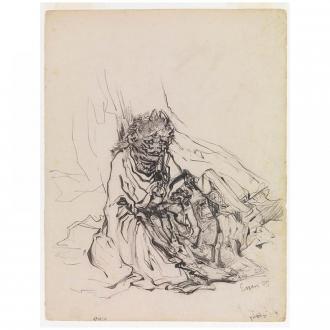 Chinoiserie, een demon - 1885