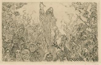 Christus daalt neer in de hel  - 1895