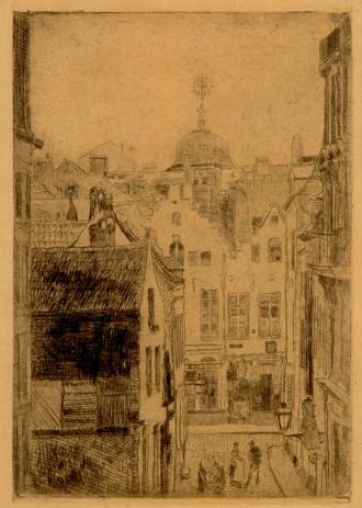 Rue du Bon Secrous, Brussels - 1887
