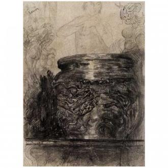 Bronze pot with Apparitions - 1880 - 1885