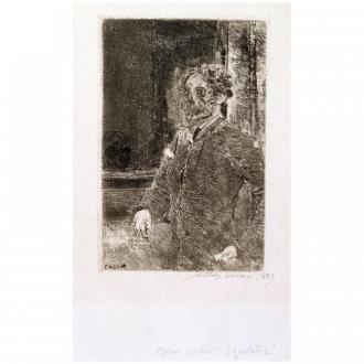 Mijn portret met doodshoofd - 1889