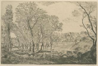 The Pool of the Poplars  - 1889