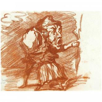 Copy after Honoré Daumier