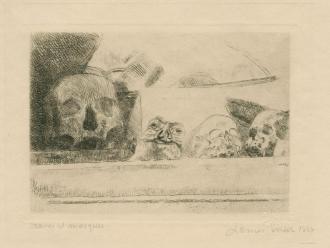 Skulls and masks - 1888