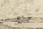 Gezicht op Nieuwpoort - 1888