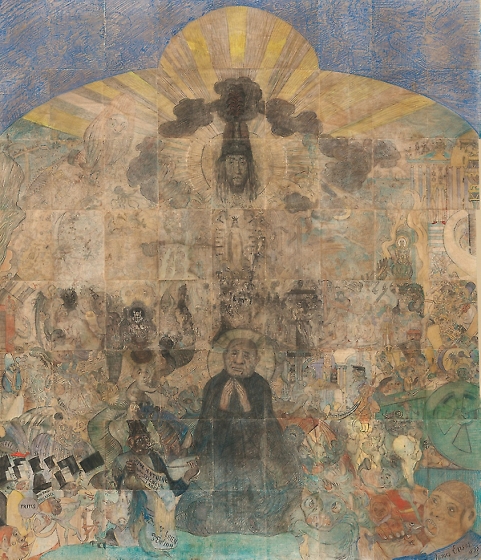 Ensor, De verzoeking van de heilige Antonius, 1887, Collection Art Institute Chicago