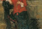 The Lady with Red Parasol - 1880