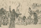Christus bij de bedelaars  - 1895
