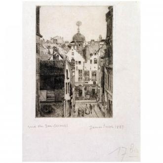 Rue du Bon Secours, Brussels - 1887
