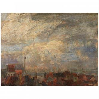 The Rooftops of Ostend - 1884