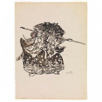 Chinoiserie, een demon - 1886