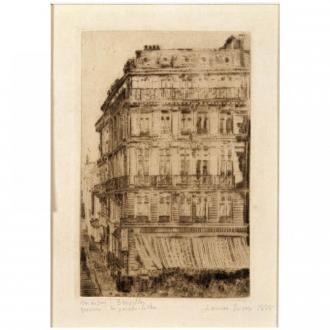 House on the boulevard Anspach - 1888