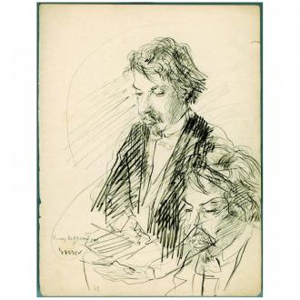 Portret van de kunstenaar Henry De Groux - 1883