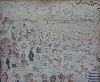 Flemish Government Purchases Les bains �  Ostende (The Baths of Ostend)