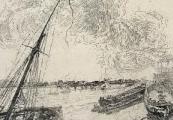 Boats Aground - 1888