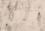 Paard en silhouetten
