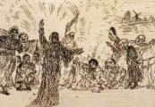 Christus bij de bedelaars - 1895