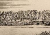 De brug van het bos in Oostende - 1889