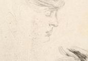 The artist's sister Mitche and figure
